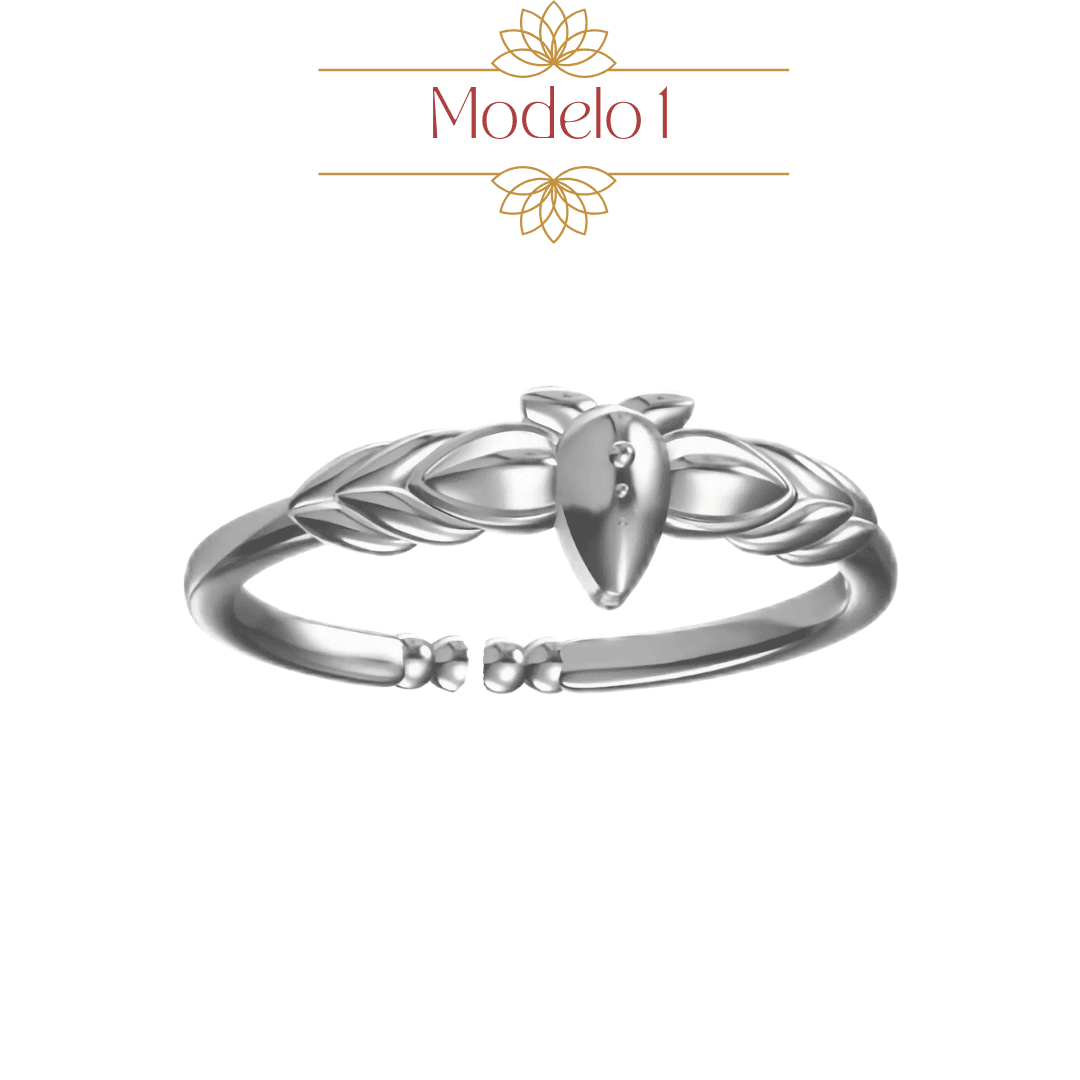 Anel Frieren Flor de Lótus - Inspirada no Presente do Himmel - 1 - Não
