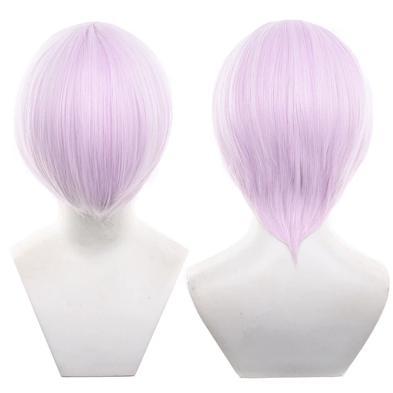 Peruca Sintética Lisa 30cm Topo redondo 25-48 - 27 Lilás paste
