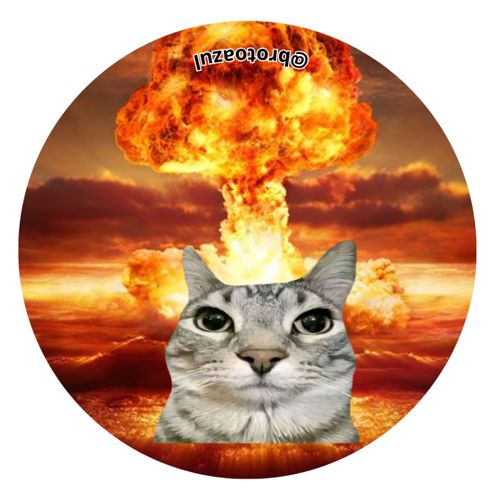 Botton Gato Explosão Meme