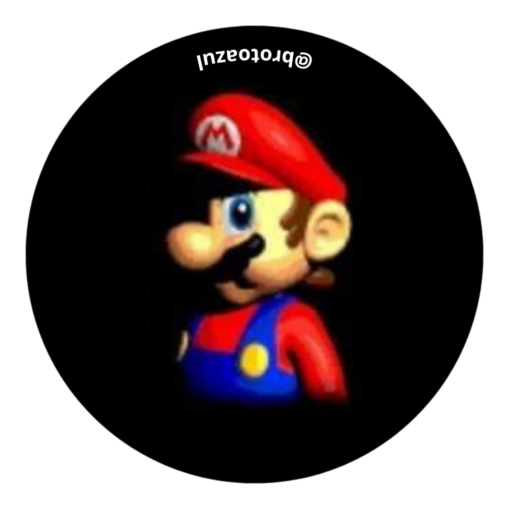Boton Super Mario Dark