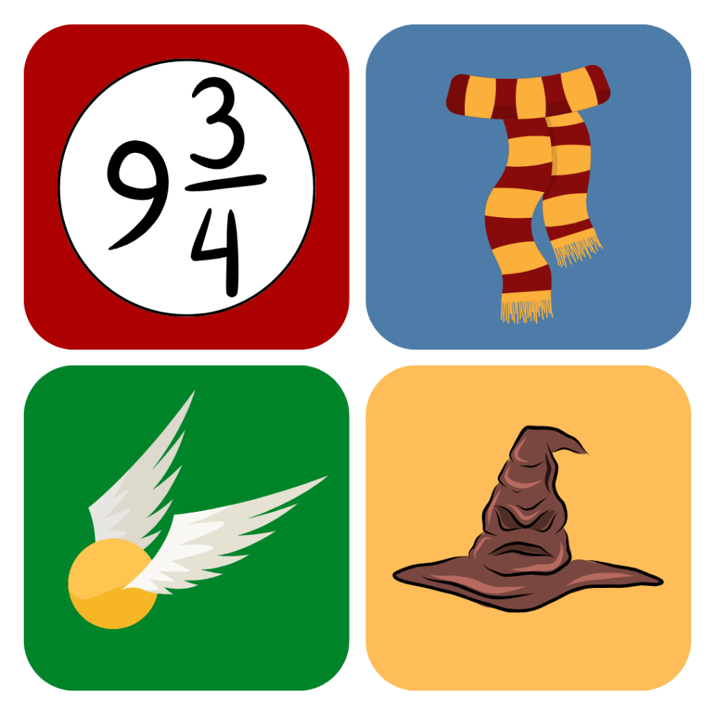 Porta Copos Estampado Harry Potter Quadrado